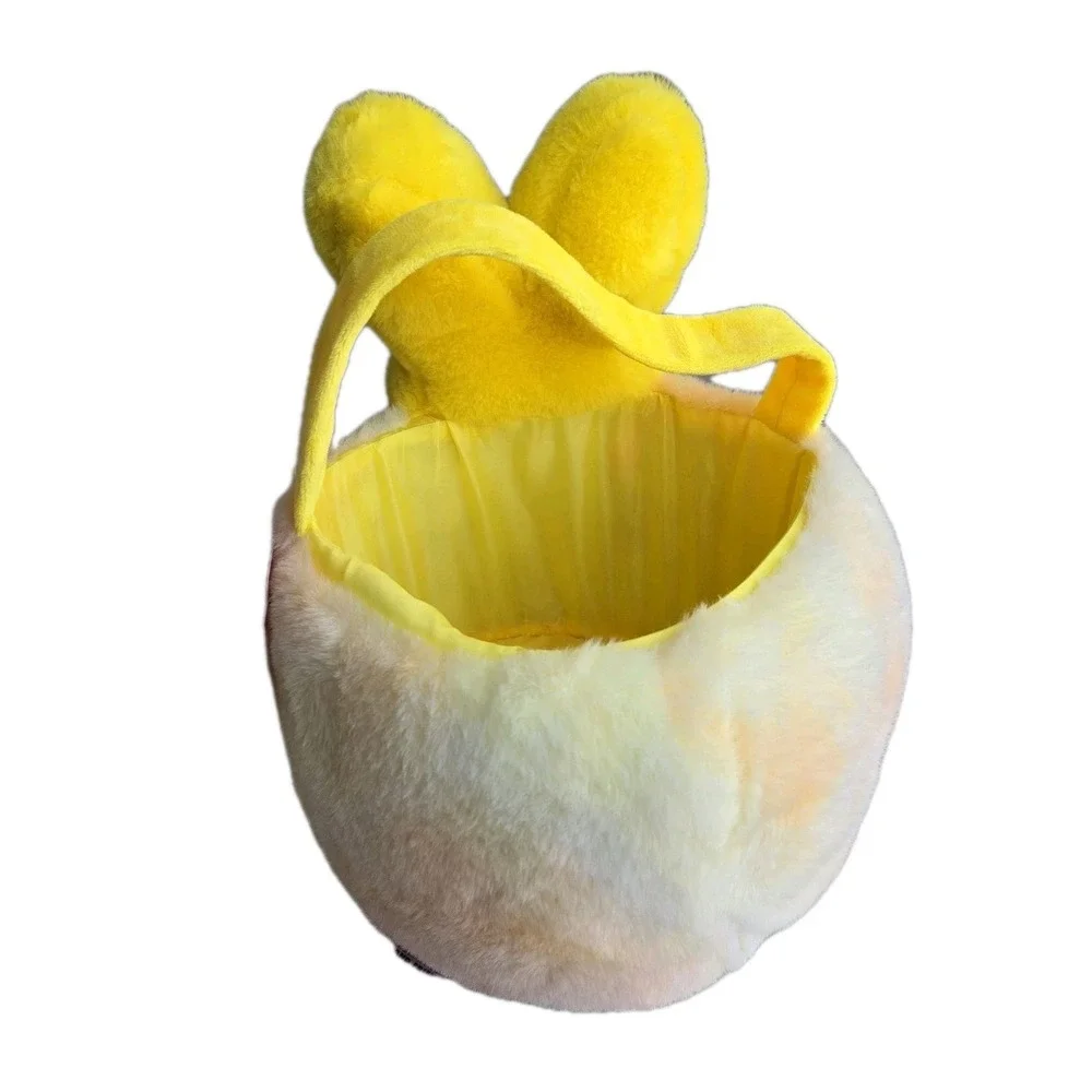 NEW Peeps x‎ HELLO KITTY Easter Basket w/ Handle Bunny Rabbit Plush Basket Blue